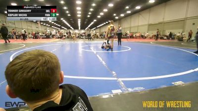 80 lbs Rr Rnd 3 - Tenner Gregory, Shelton Wrestling Academy 12U vs Kepler Wicks, POWA 12U