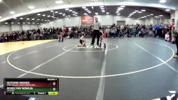 42-44 lbs Round 3 - Roselynn Nowlin, VA Elite vs Autumn Woods, King William Youth Wrestling