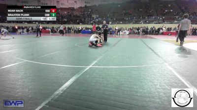 94 lbs Semifinal - Noah Back, Verdigris vs Braxton Plunk, Coweta