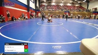 85 lbs Final - Bryson Harris, HURRICANE WRESTLING ACADEMY vs Kamden Caywood, HURRICANE WRESTLING ACADEMY