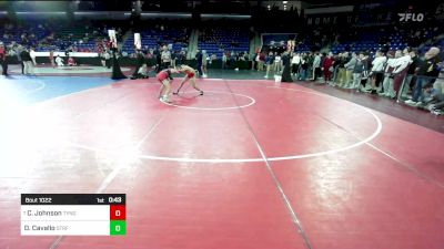 113 lbs Round Of 64 - Carter Johnson, Tyngsborough/Dracut vs Dante Cavallo, Stratford