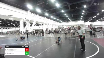 58 lbs Consi Of 4 - Owen Mendoza, Sierra Sabers vs Samuel Subia, Legends Of Gold LV