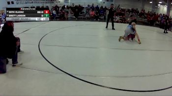 129 lbs Champ. Round 2 - Seth Hlavac, Monarch Wrestling Club - David City vs Brett Larson, Elm Creek