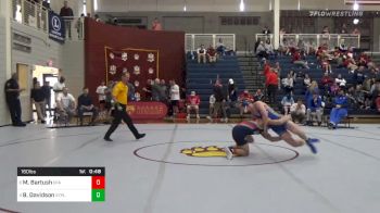 Consolation - Michael Bartush, Green Farms Academy vs Ben Davidson, St. Paul's School