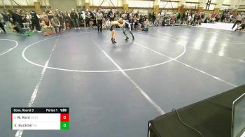 93 lbs Cons. Round 3 - Wesley Kent, Team Sublime vs Easton Buckner, Victory Wrestling Club