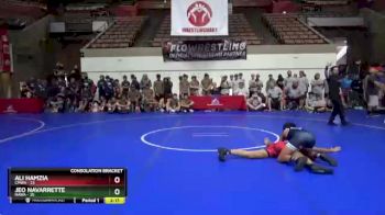 120 lbs Round 4 (16 Team) - Ali Hamzia, CMWA vs Jeo Navarrette, NAWA