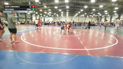 132 lbs Rr Rnd 3 - Gabe Campanelli, Kraken Black - HSB vs Nico Rado, Triumph Maize - HSB