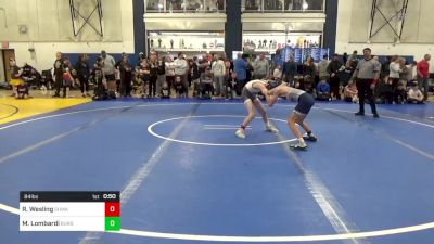 84 lbs Consy 1 - Raymond Wesling, SHWA vs Mason Lombardi, Burgettstown