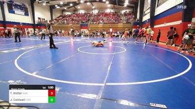 106 lbs Semifinal - Ty Walter, Bixby HS Boys vs Johnnie Wayne Callan Caldwell, Fort Gibson