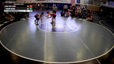 139 lbs Cons. Round 2 - Adam Ware, Avella Area Hs vs Liam Van Leer, Indiana Area Hs