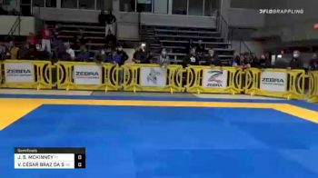 JOSHUA S. MCKINNEY vs VICTOR CÉSAR BRAZ DA SILVA 2020 American National IBJJF Jiu-Jitsu Championship