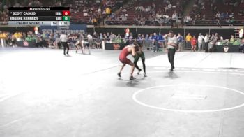 D 1 132 lbs Champ. Round 1 - Scott Cascio, Brother Martin vs Eugene Kennedy, Baton Rouge