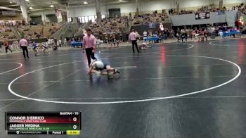 70 lbs Cons. Round 3 - Jagger Medina, Williamson Co Wrestling Club vs Connor D`Errico, Nolensville Wrestling Club