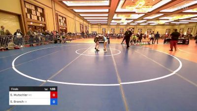 100 lbs Final - Summer Mutschler, Md vs Sydney Branch, Va