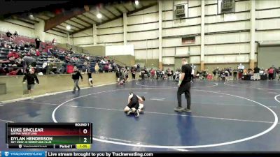 100 lbs Round 1 - Luke Sinclear, Uintah Wrestling vs Dylan Henderson, Sky View JH Wrestling Club