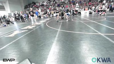 70-73 lbs Semifinal - Bodey Phillips, Bristow Elementary Wrestling Club vs Nikolas Ortega, Keystone Kids Wrestling Club