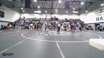 120 lbs Quarterfinal - Kash Brunson, Hilldale vs Ryder Flower, Tulsa Webster