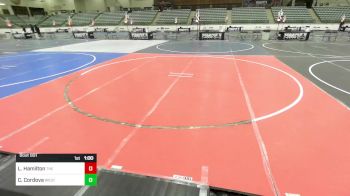 78 lbs Quarterfinal - Leion Hamilton, The Pride Of Nevada vs Colt Cordova, Westside Wrestling Inc