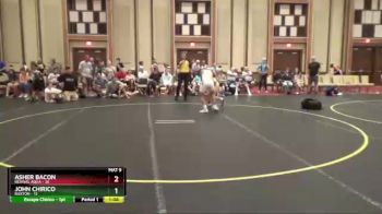 117 lbs Finals (8 Team) - Asher Bacon, Revival Aqua vs John Chirico, Buxton