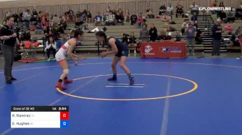 50 kg Consi Of 32 #2 - Kassidy Ramirez, Team Texas vs Elena Hughes, Team Kentucky