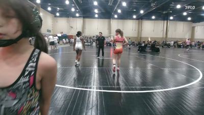 130 lbs Rr Rnd 2 - Kaylee Cabrera, Panther Legacy vs Melissa Gallo, Gladiator Wrestling