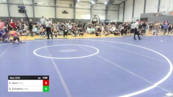 126 lbs Semifinal - Alexander Apio, Golden Backs MRTC vs Benito Escalera, Concede Nothing WC