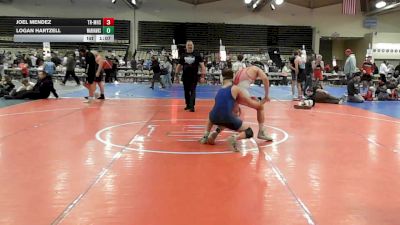 141 lbs Rr Rnd 8 - Joel Mendez, Triumph Maize - MSE vs Logan Hartzell, Warhawks Wrestling Inc. - MSE