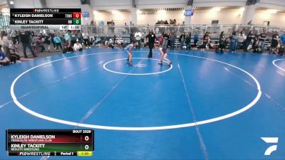 70 lbs Quarterfinal - Kinley Tackitt, ReZults Wrestling vs Kyleigh Danielson, Texas Elite Wrestling Club