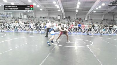 220 lbs Round Of 64 - Zachary Kurtz, LAW Blue - HSB vs Sam Steinacker, MICHIGAN MAFIA WC - HSB