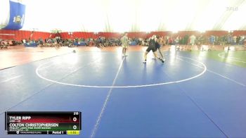 215 lbs Champ Round 1 (16 Team) - Tyler Ripp, Lodi vs Colton Christophersen, Pequot Lakes/Pine River Backus Roadcrew