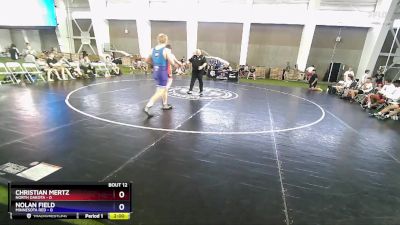 285 lbs Round 3 (8 Team) - Christian Mertz, North Dakota vs Nolan Field, Minnesota Red