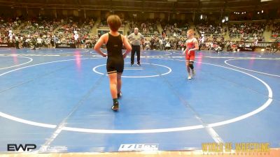 90 lbs Consi Of 16 #2 - Brady McDonald, Raw Wrestling Club vs Royce Baugh, Team Tulsa Wrestling Club