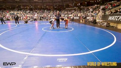 85 lbs Consi Of 16 #1 - Dash Durant, Team Tulsa Wrestling Club vs Elijah Wiley, Roundtree Wrestling Academy