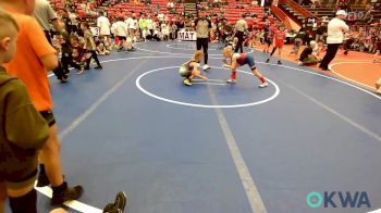64 lbs Rr Rnd 1 - Payton Smith, RagTag vs Easton Brown, Wildcats