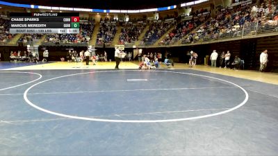 136 lbs Round Of 16 - Chase Sparks, Connellsville vs Marcus Meredith, Corry