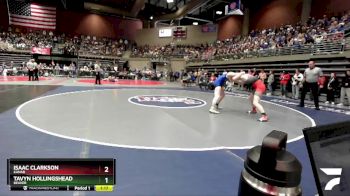 2A 150 lbs Semifinal - Tavyn Hollingshead, Beaver vs Isaac Clarkson, Kanab