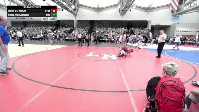 128-H lbs Round Of 64 - Liam Suydam, Moorestown vs Paul Vasaturo, West Islip