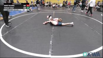 60 lbs Final - Rhett Villines, Weatherford Youth Wrestling vs Rawley Wolf, Cowboy Wrestling Club