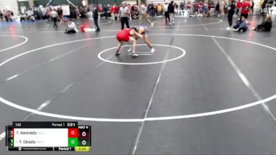 149 lbs Cons. Round 1 - Tyler Okada, Waldorf (Iowa) vs Tannen Kennedy, Western Colorado University