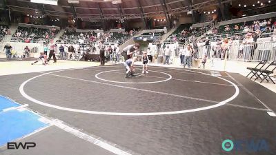 43 lbs Consi Of 8 #2 - Parks Andrews, Team Tulsa Wrestling Club vs Griffin Edmondson, Team Tulsa Wrestling Club