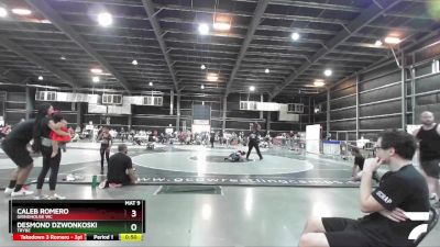 55 lbs Round 1 - Desmond Dzwonkoski, TRYBE vs Caleb Romero, Grindhouse WC