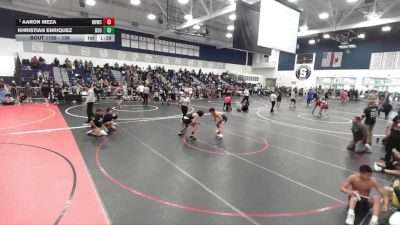 138 lbs Champ. Round 2 - Aaron Meza, Rough House Wrestling Club vs Khristian Enriquez, Osoway