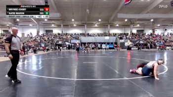 Girls 138 lbs Champ. Round 1 - Brynee Cosby, Sullivan East High School vs Katie Mason, Page High School