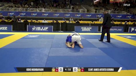 Clint James Artates Gerona vs Kohei Nishibayashi 2026 Pan Jiu Jitsu IBJJF Championship