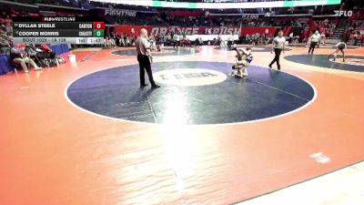 1A 126 lbs Champ. Round 1 - Cooper Morris, Coal City vs Dyllan Steele, Canton