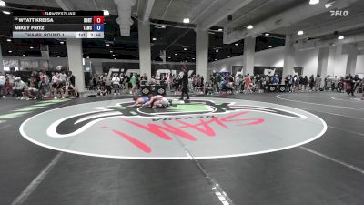 70 lbs Champ. Round 1 - Wyatt Krejsa, Boilermaker RTC vs Mikey Fritz, Team Aggression Wrestling Club