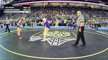 Girls-145 lbs Quarterfinal - Ava Pelton, Montague Hs Girls vs Margaret Buurma, Fowlerville Hs Girls
