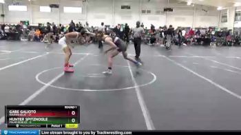 132 lbs Round 1 (6 Team) - Gabe Galioto, Nauman Blue vs Hunter Spitznogle, Polar Bear Ex