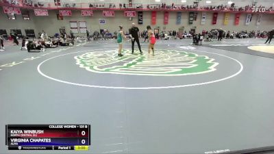 131 B Quarterfinal - Virginia Chapates, Alma vs Kaiya Winbush, North Central (IL)