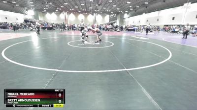 190C Quarterfinal - Brett Arnoldussen, Pine Creek vs Miguel Mercado, Piedmont